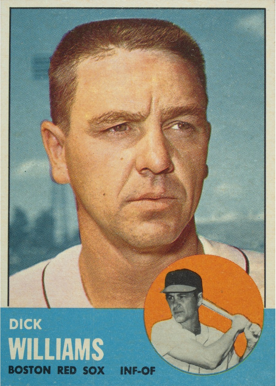 1963 Topps #328 Dick Williams, Boston Red Sox