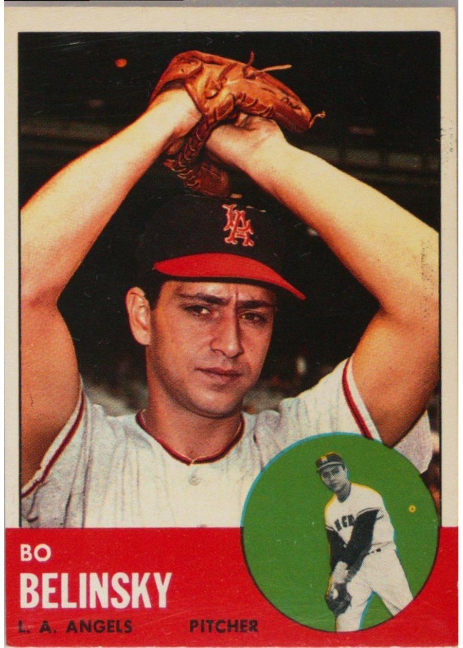 1963 Topps #33 Bo Belinsky, Los Angeles Angels