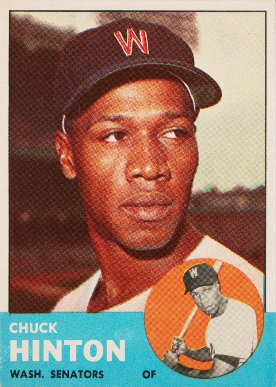 1963 Topps #330 Chuck Hinton, Washington Senators
