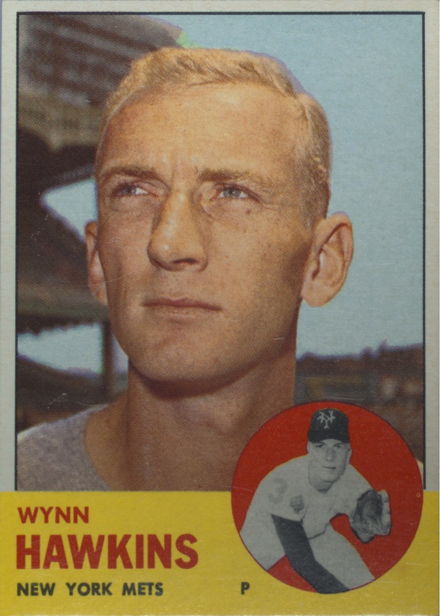 1963 Topps #334 Wynn Hawkins, New York Mets