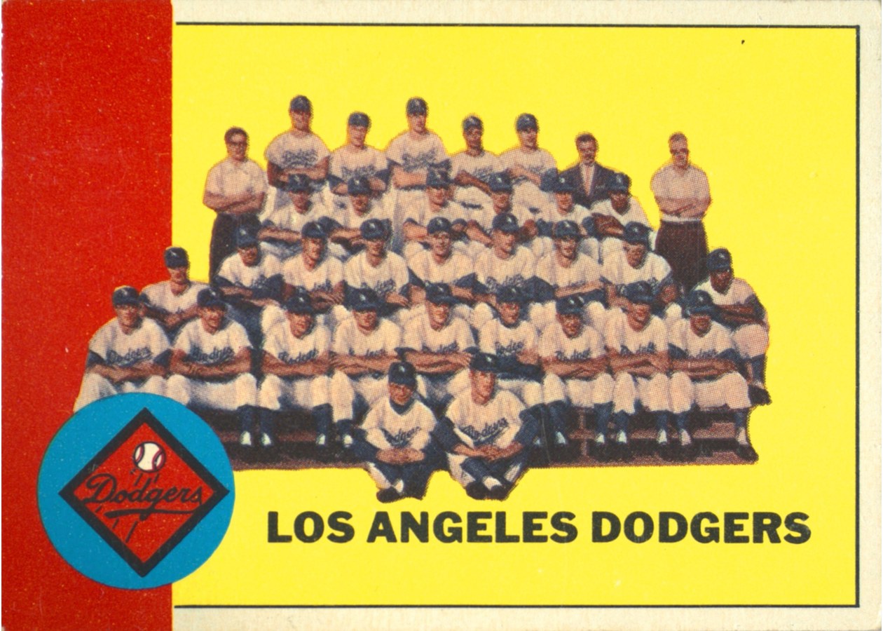 1963 Topps #337 Los Angeles Dodgers