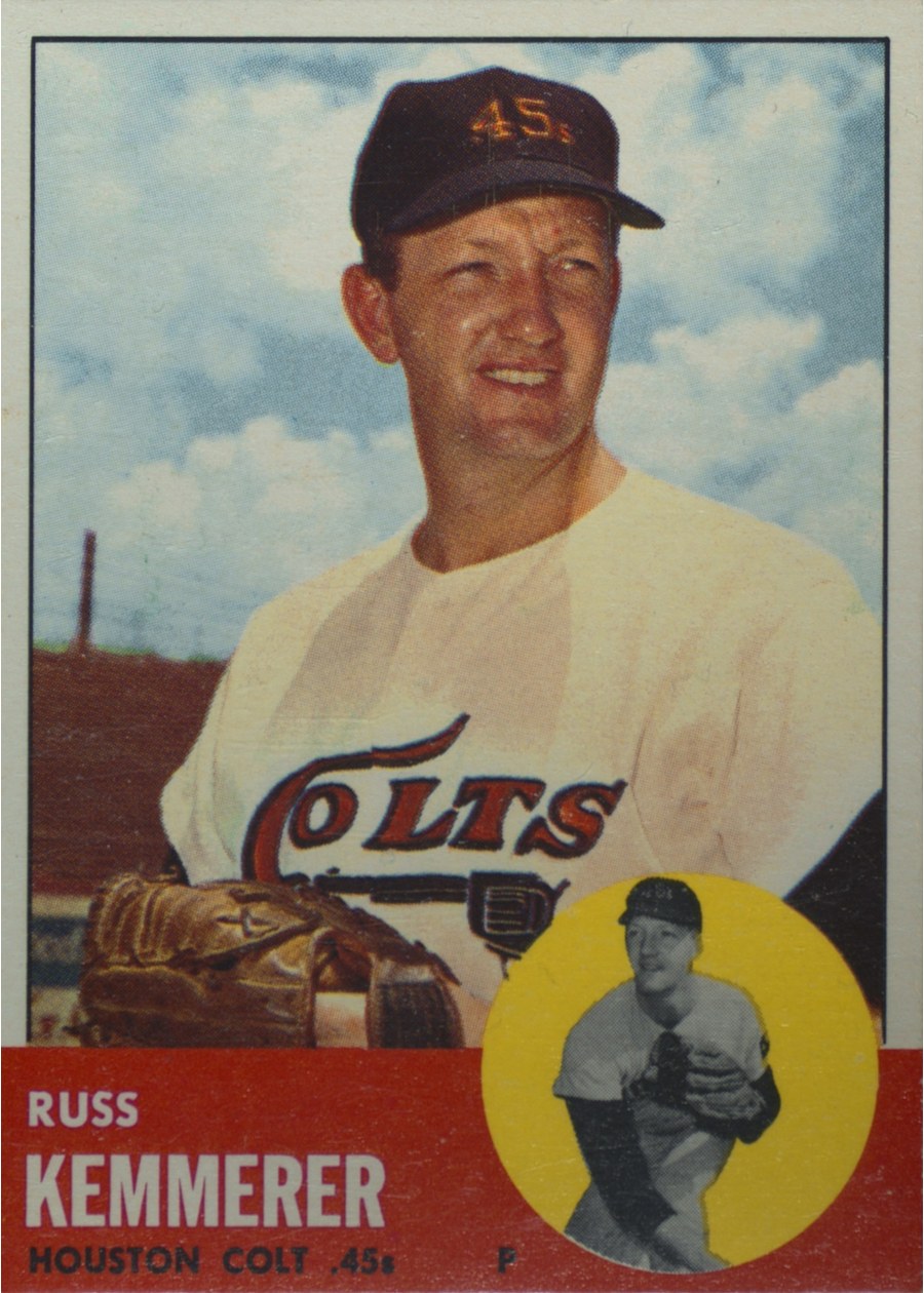 1963 Topps #338 Russ Kemmerer, Houston Colt .45's