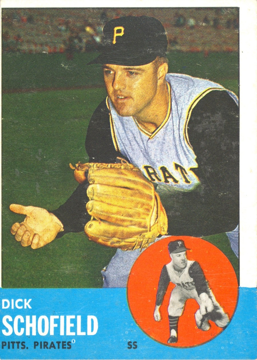 1963 Topps #34 Dick Schofield, Pittsburgh Pirates