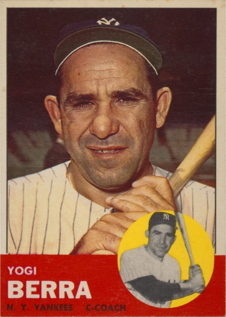 1963 Topps #340 Yogi Berra, New York Yankees