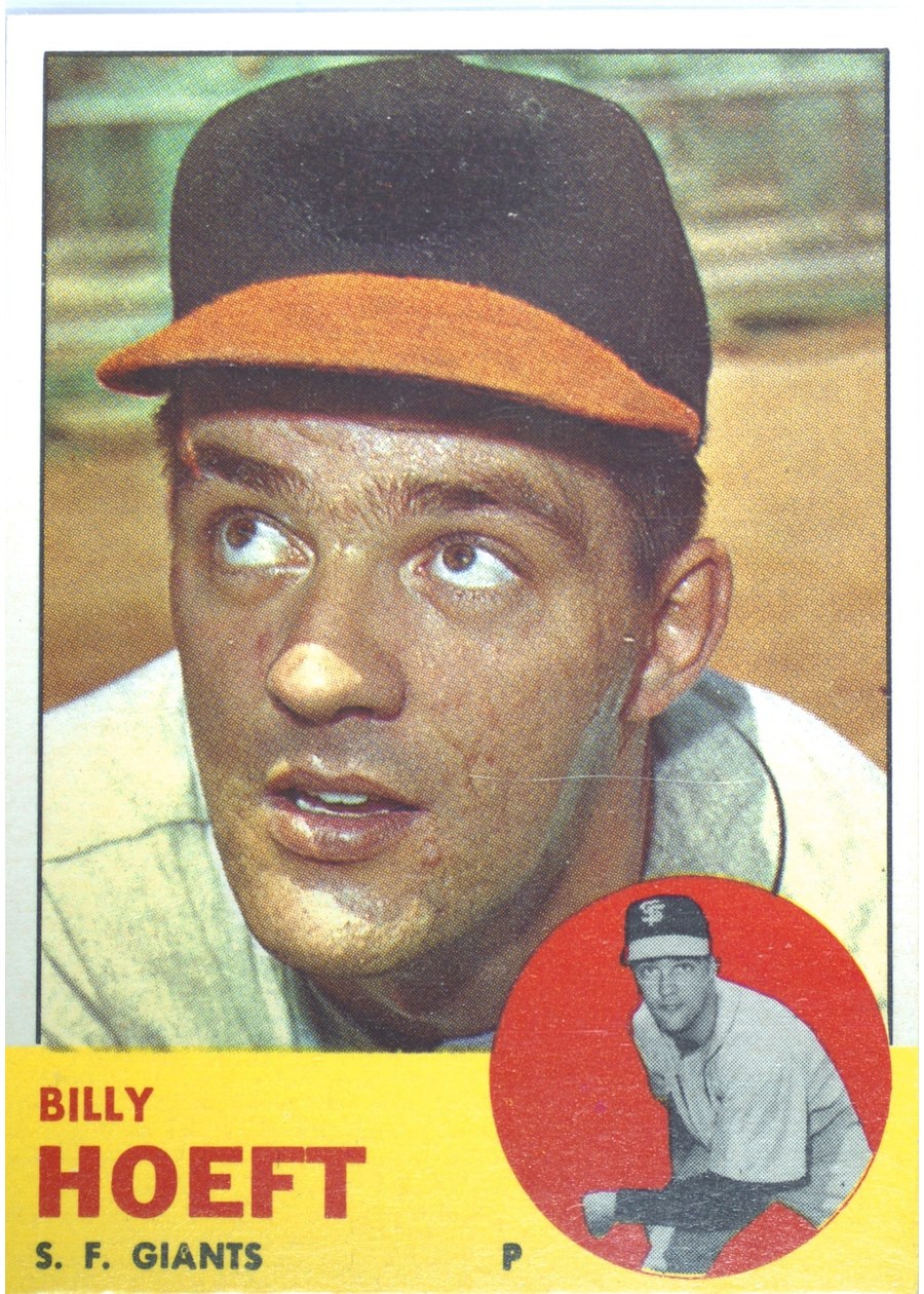 1963 Topps #346 Billy Hoeft, San Francisco Giants