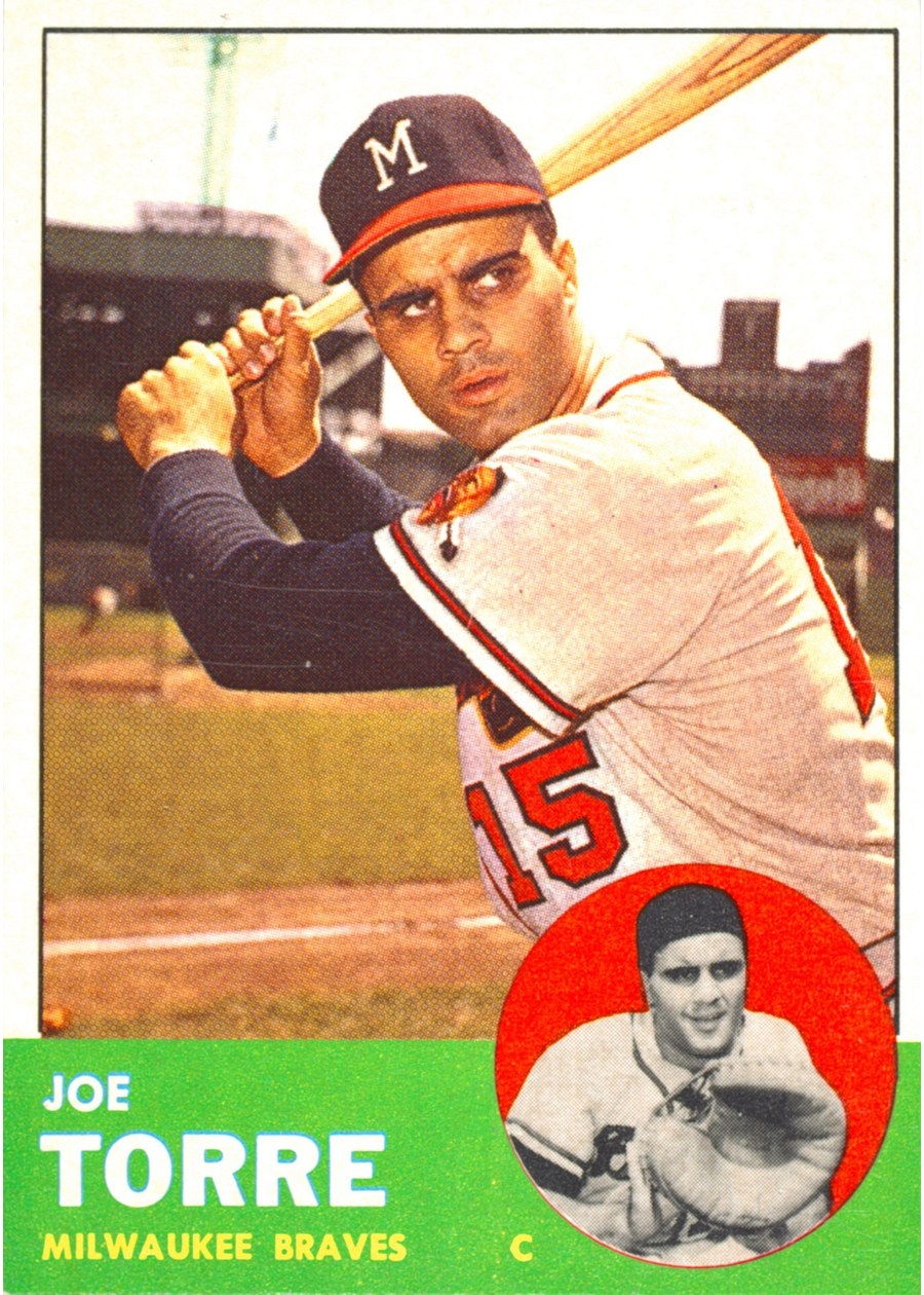 1963 Topps #347 Joe Torre, Milwaukee Braves