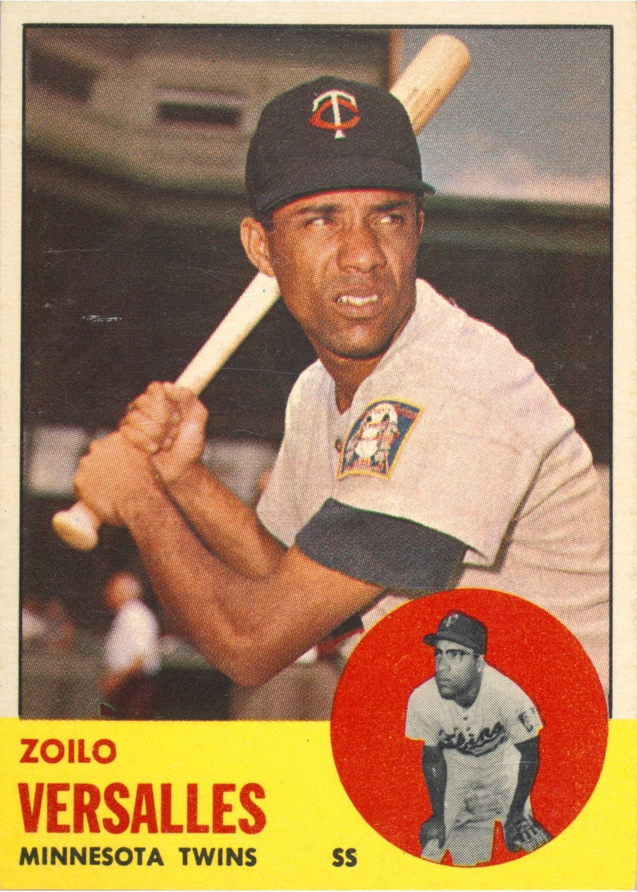 1963 Topps #349 Zoilo Versalles, Minnesota Twins
