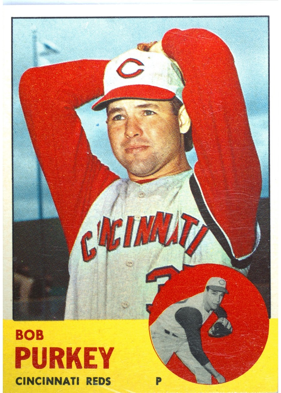 1963 Topps #350 Bob Purkey, Cincinnati Reds
