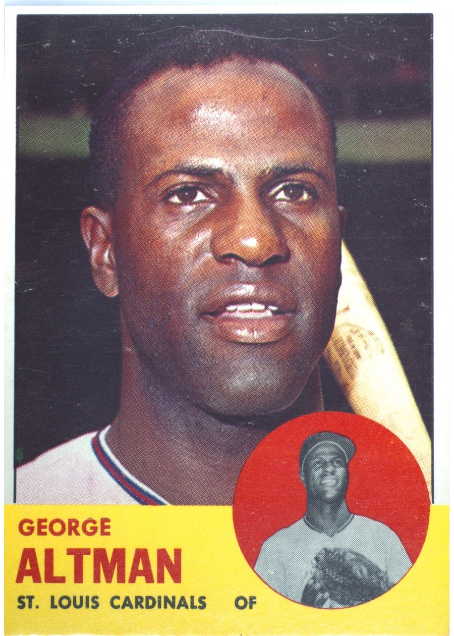 1963 Topps #357 George Altman, St. Louis Cardinals
