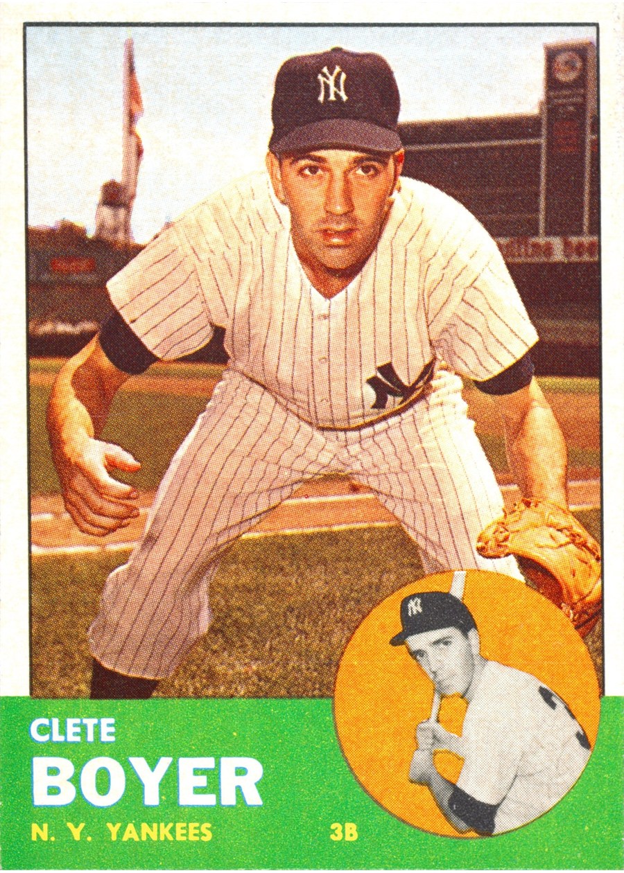 1963 Topps #361 Clete Boyer, New York Yankees
