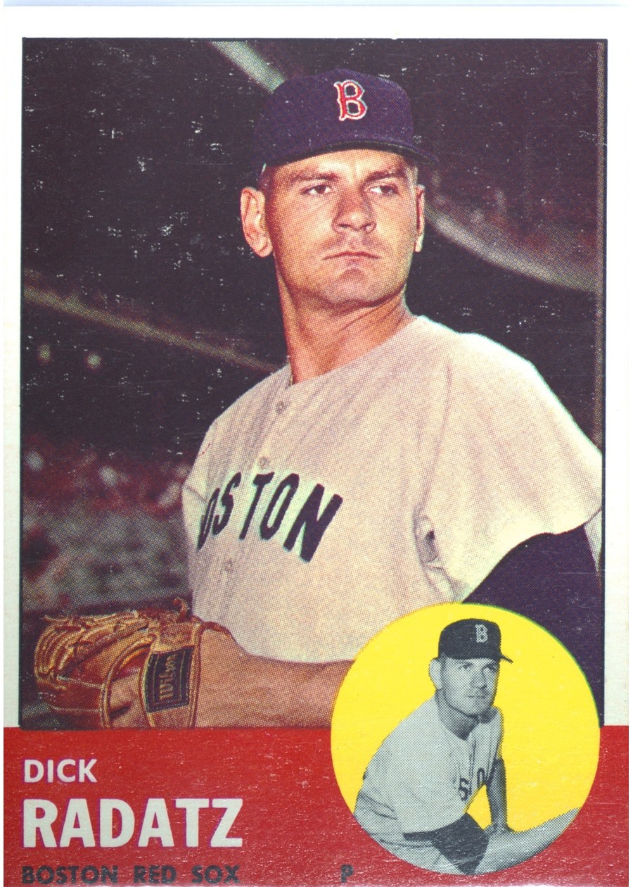 1963 Topps #363 Dick Radatz, Boston Red Sox
