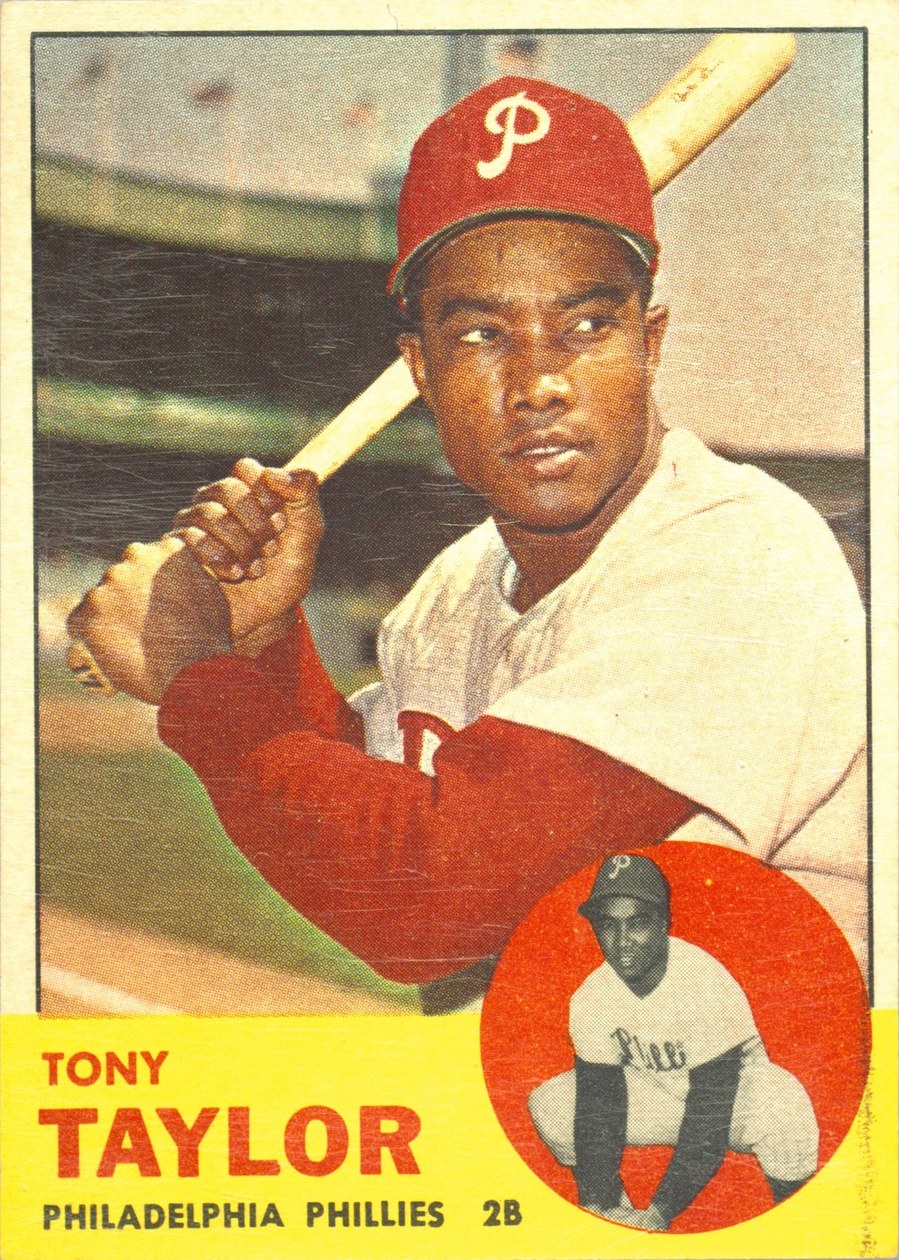 1963 Topps #366 Tony Taylor, Philadelphia Phillies