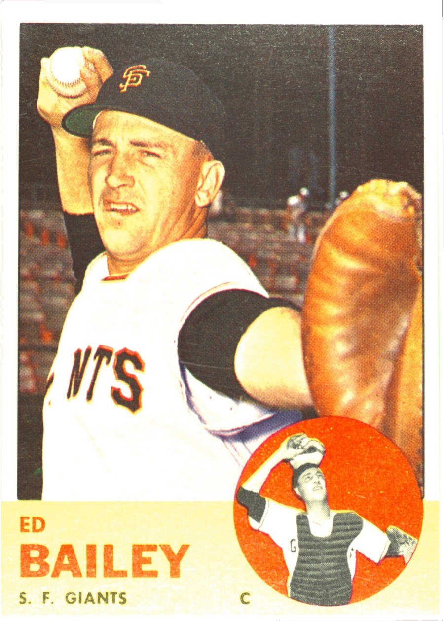 1963 Topps #368 Ed Bailey, San Francisco Giants
