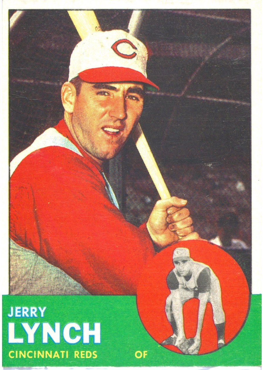 1963 Topps #37 Jerry Lynch, Cincinnati Reds