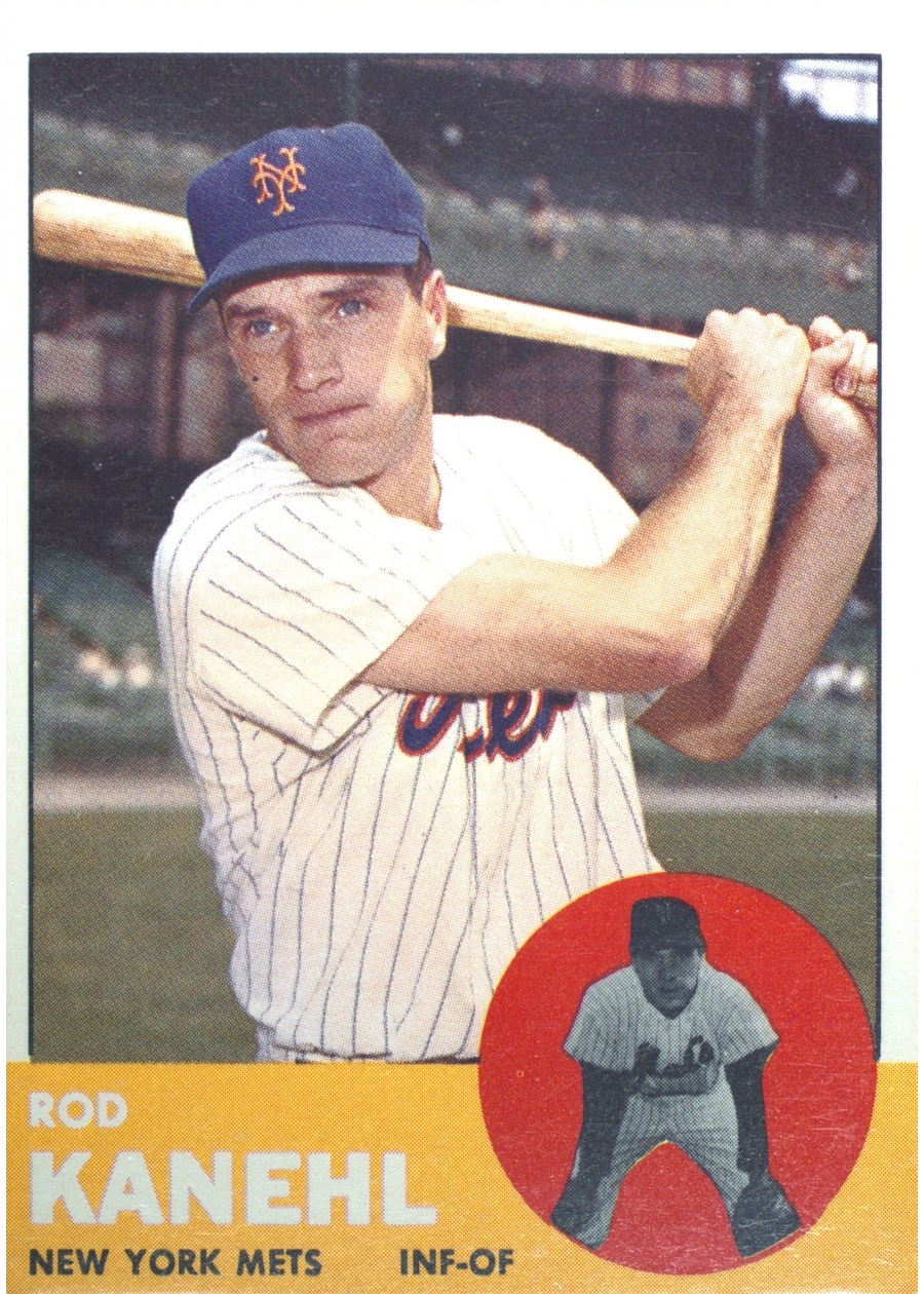1963 Topps #371 Rod Kanehl, New York Mets