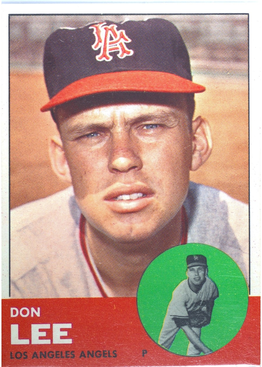 1963 Topps #372 Don Lee, Los Angeles Angels