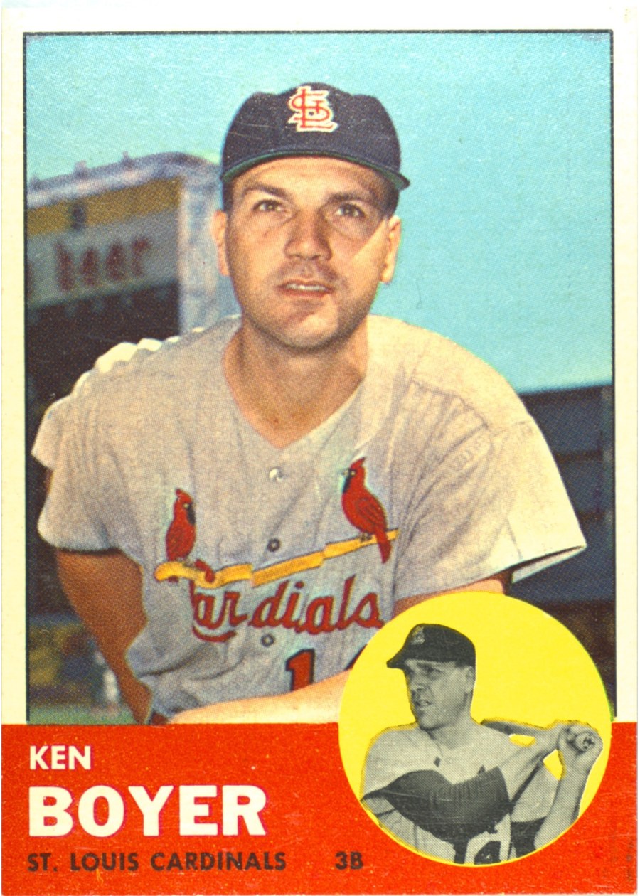 1963 Topps #375 Ken Boyer, St. Louis Cardinals