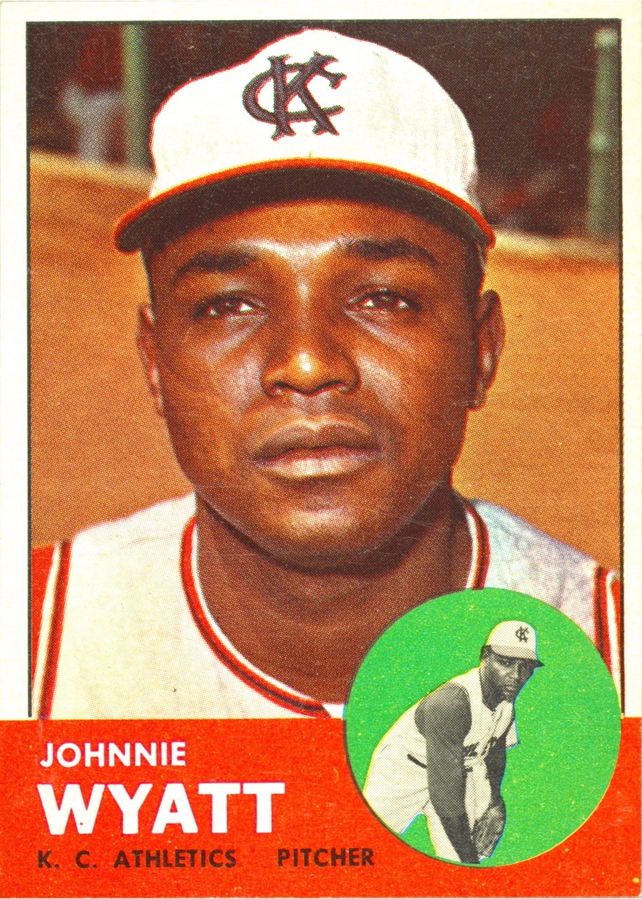 1963 Topps #376 Johnnie Wyatt, Kansas City Athletics