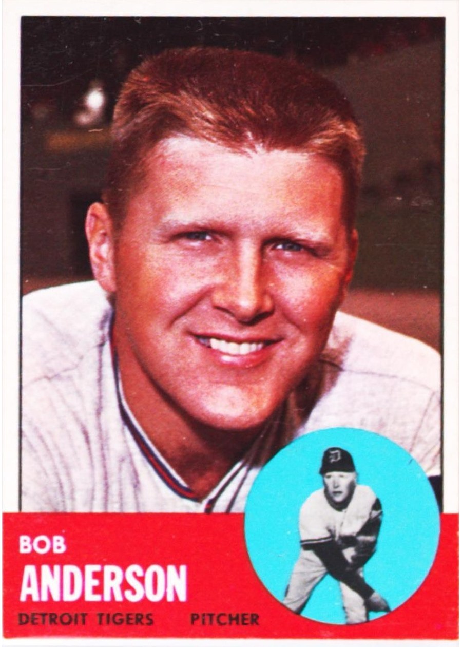 1963 Topps #379 Bob Anderson, Detroit Tigers