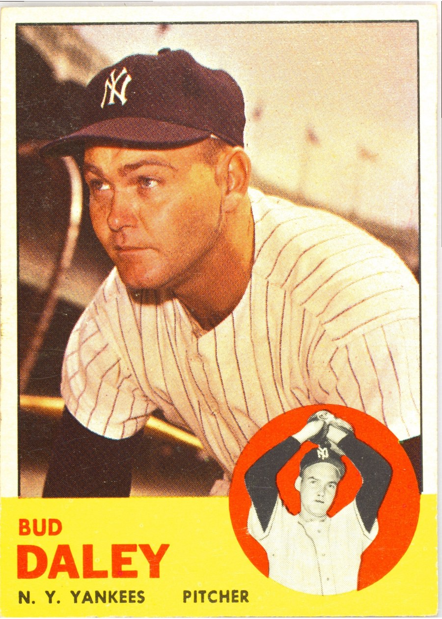 1963 Topps #38 Bud Daley, New York Yankees