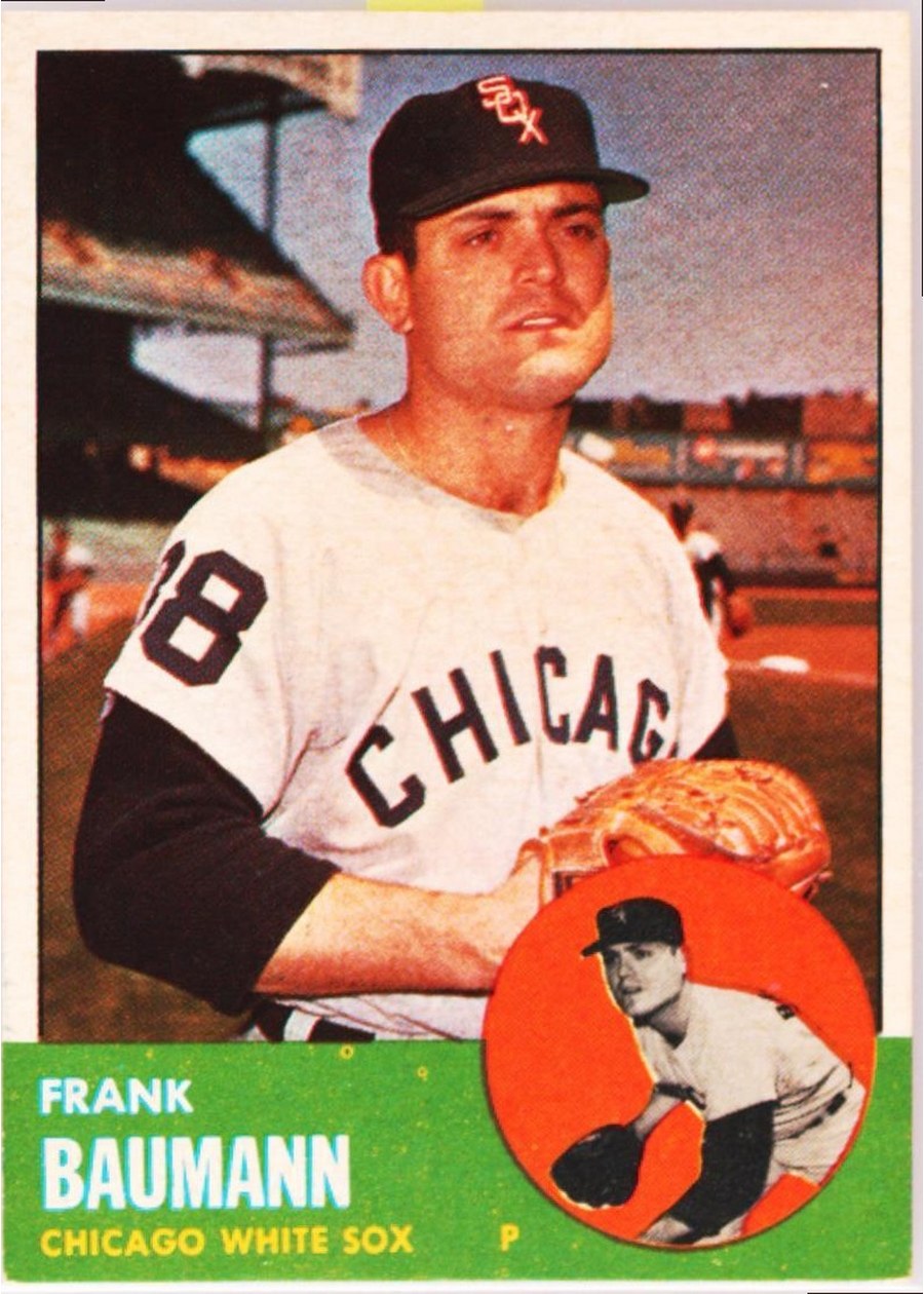 1963 Topps #381 Frank Baumann, Chicago White Sox
