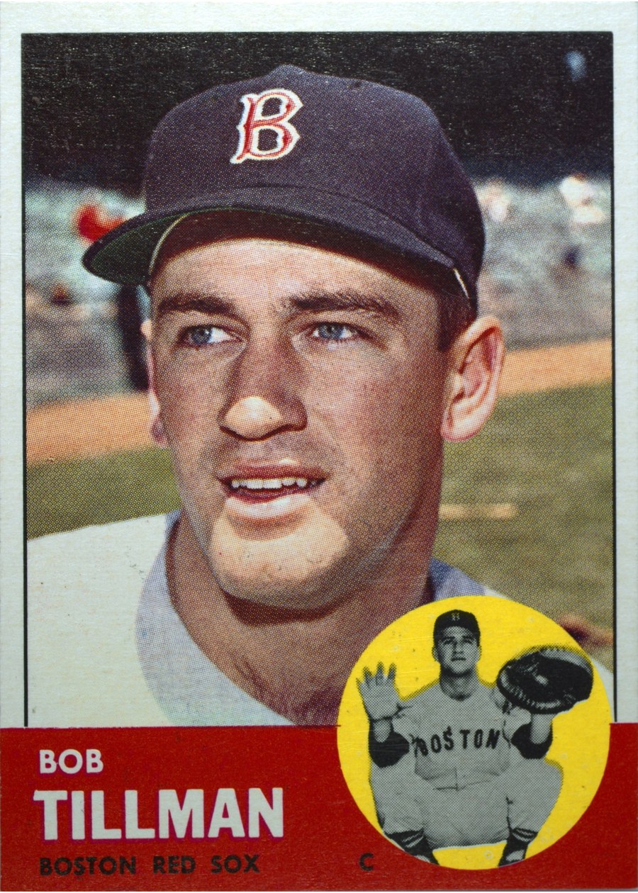 1963 Topps #384 Bob Tillman, Boston Red Sox