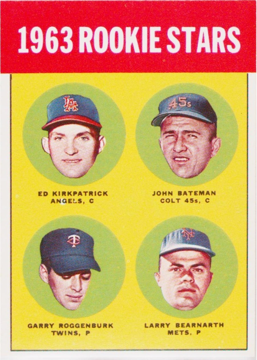 1963 Topps #386 1963 Rookie Stars, Houston Colt .45's / Los Angeles Angels / Minnesota Twins / New York Mets