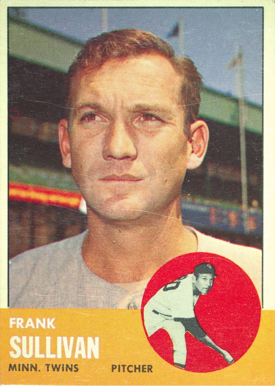 1963 Topps #389 Frank Sullivan, Minnesota Twins