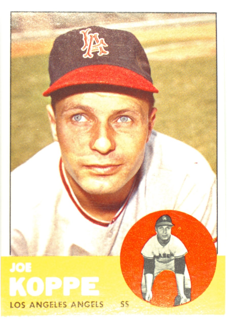 1963 Topps #396 Joe Koppe, Los Angeles Angels