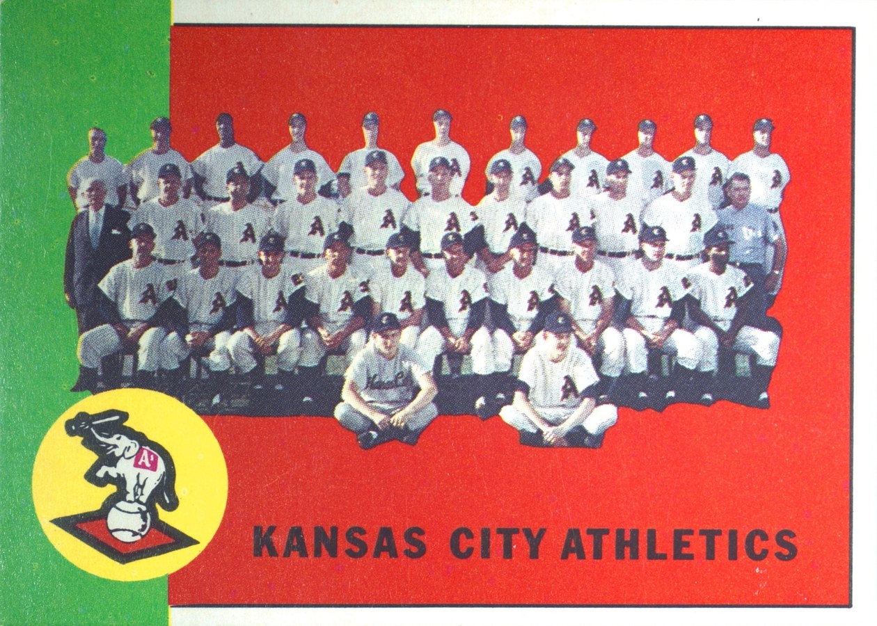 1963 Topps #397 Kansas City Athletics