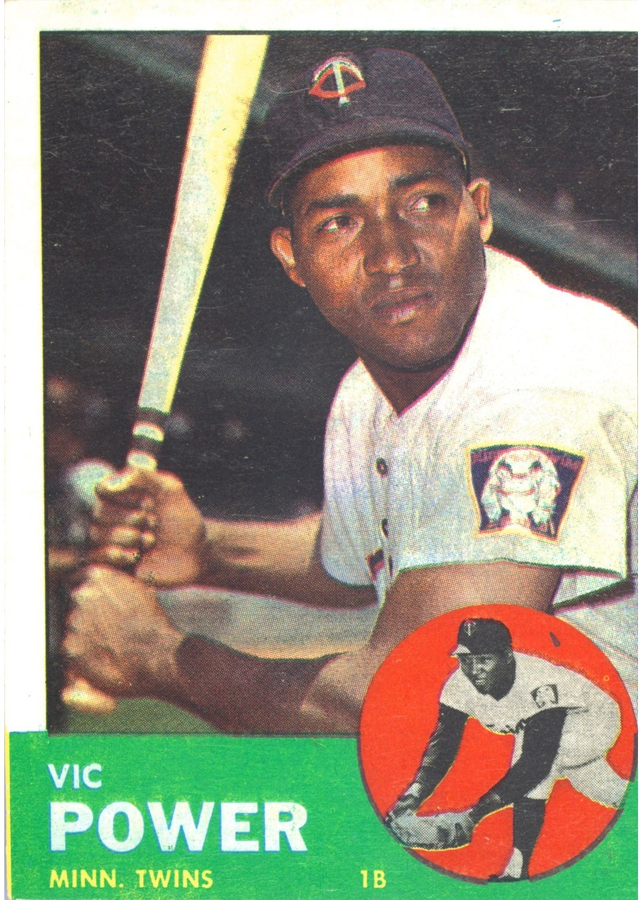 1963 Topps #40 Vic Power, Minnesota Twins