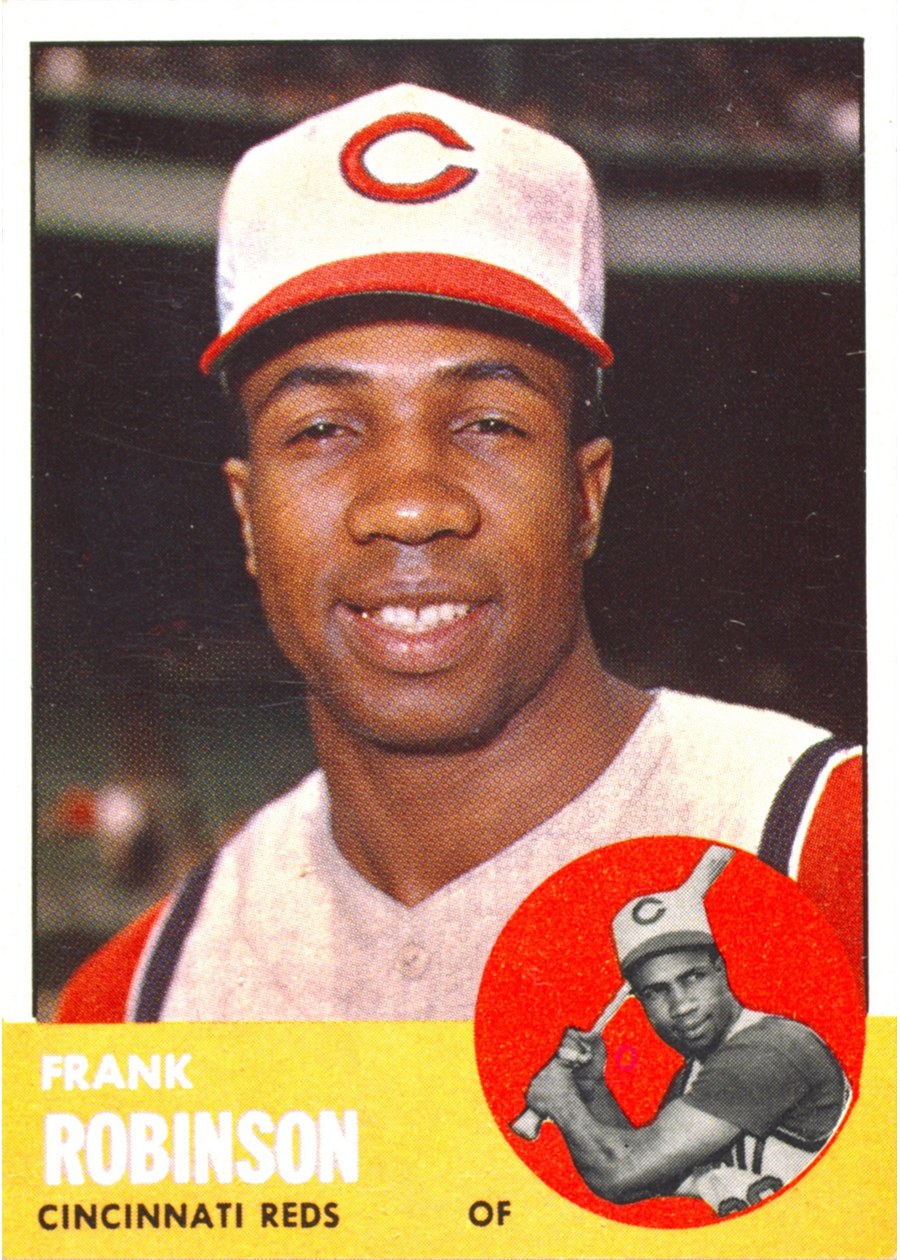 1963 Topps #400 Frank Robinson, Cincinnati Reds