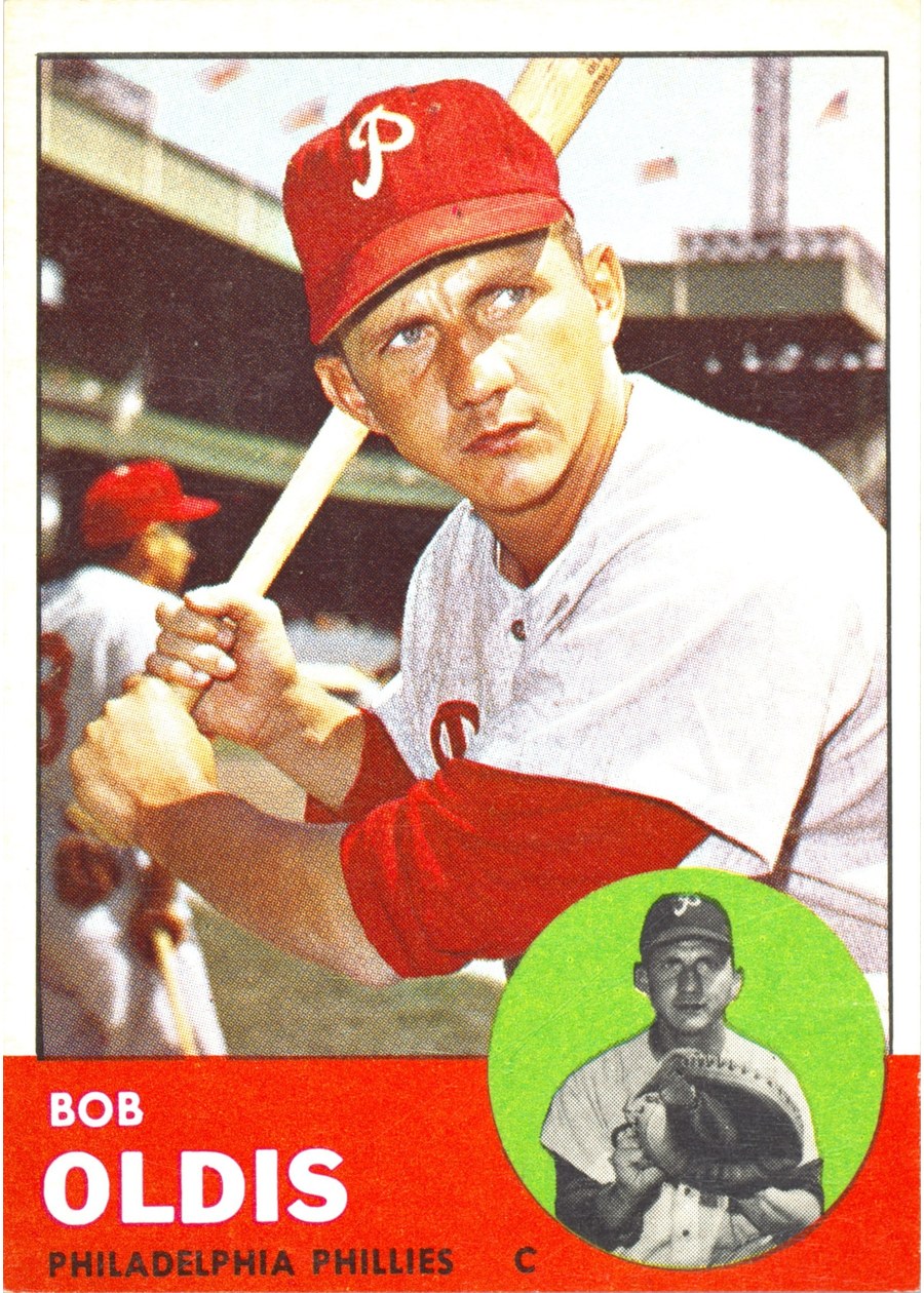 1963 Topps #404 Bob Oldis, Philadelphia Phillies