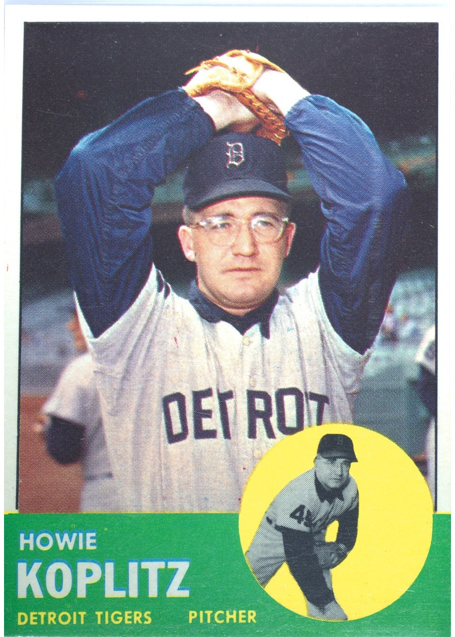 1963 Topps #406 Howie Koplitz, Detroit Tigers