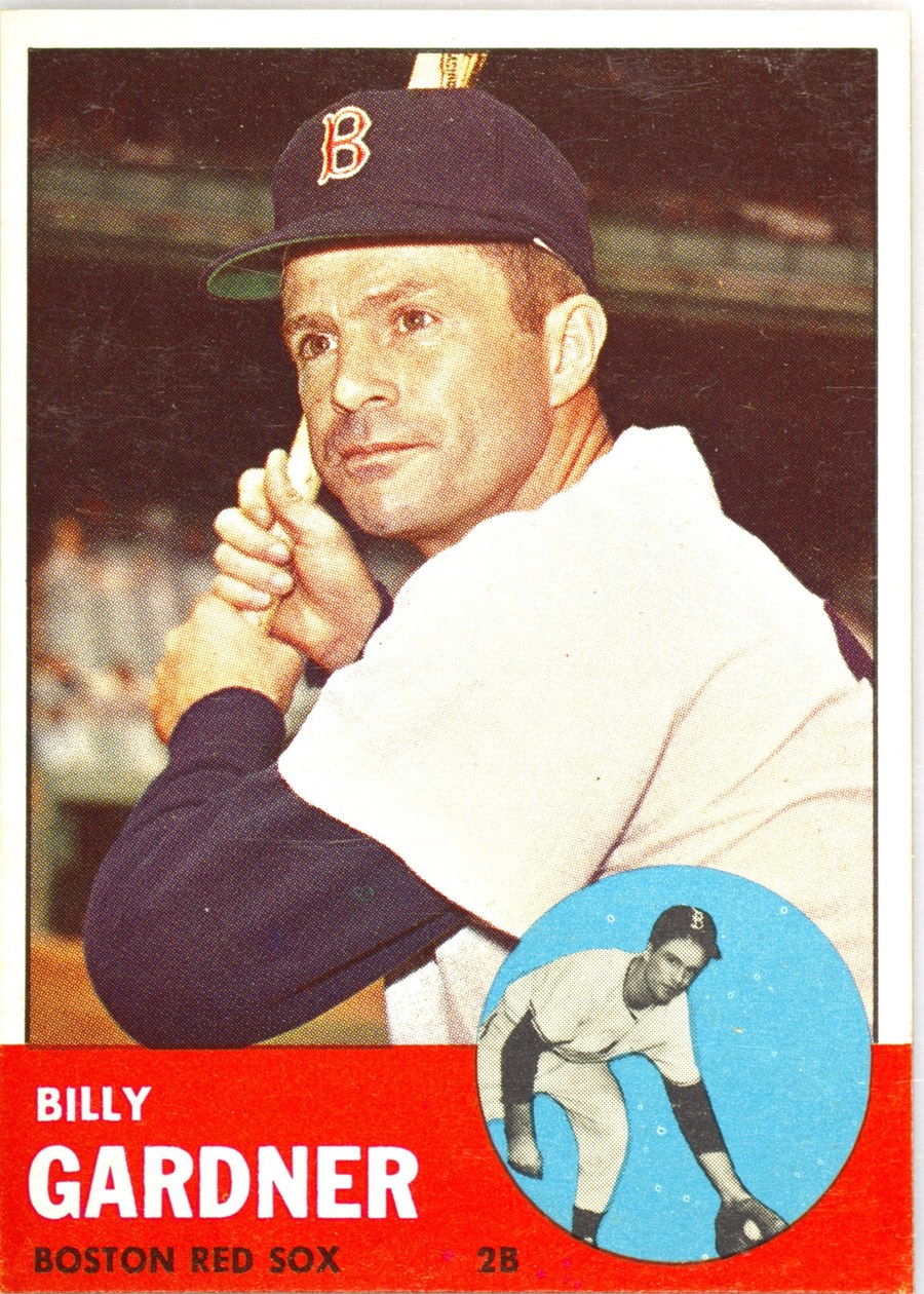 1963 Topps #408 Billy Gardner, Boston Red Sox