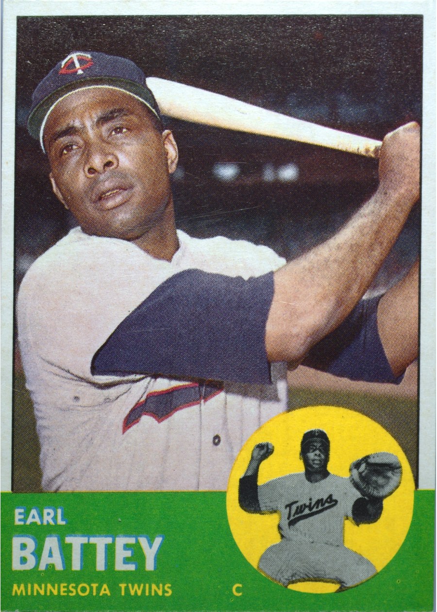 1963 Topps #410 Earl Battey, Minnesota Twins