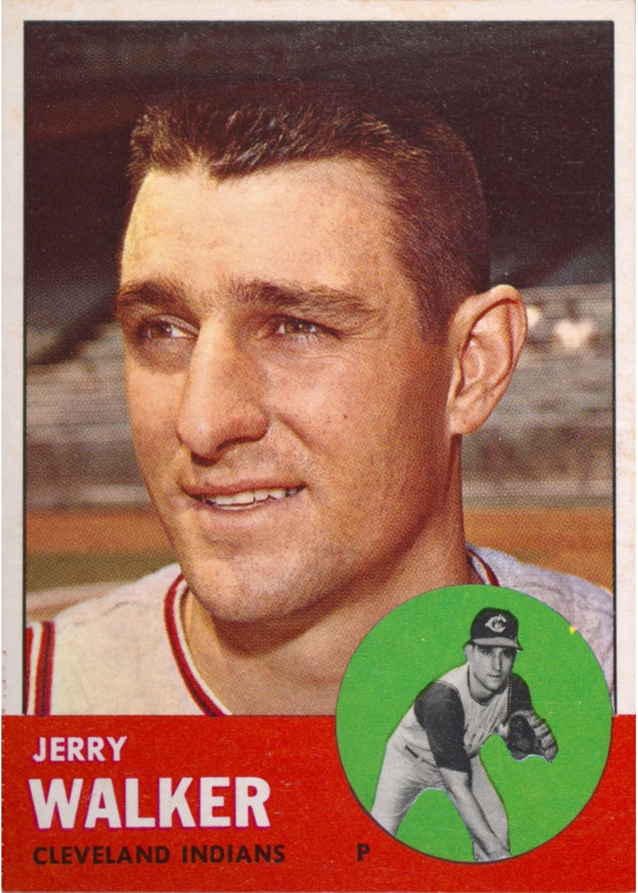 1963 Topps #413 Jerry Walker, Cleveland Indians