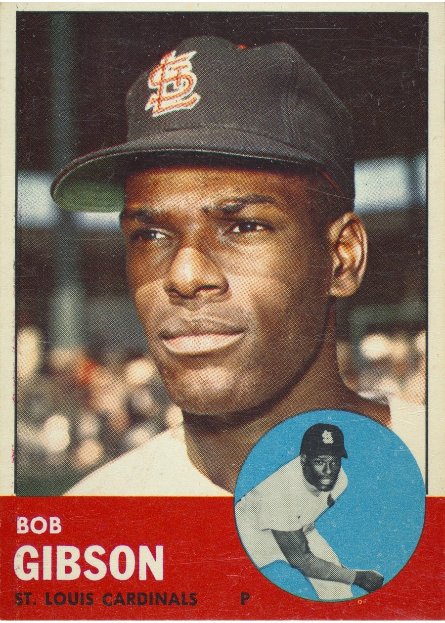 1963 Topps #415 Bob Gibson, St. Louis Cardinals