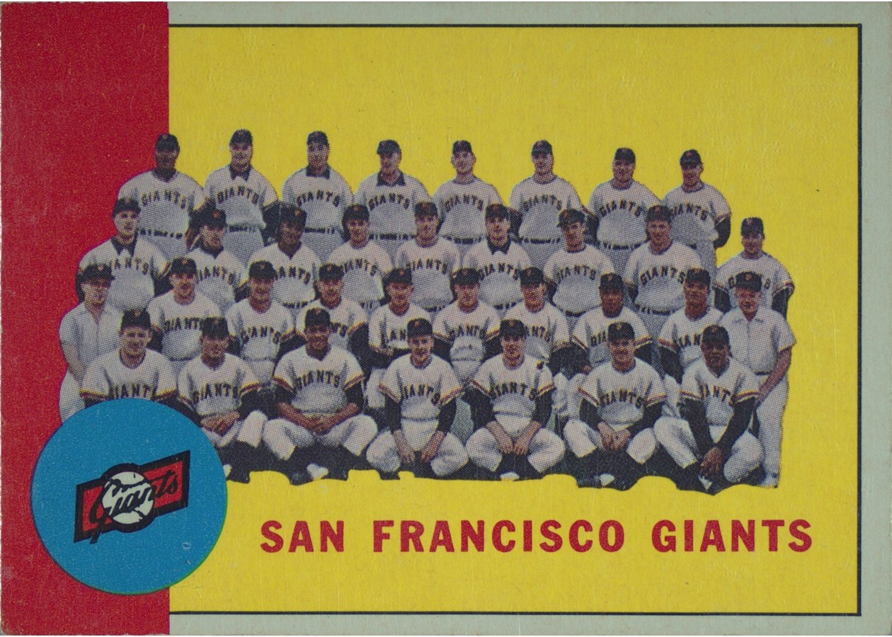 1963 Topps #417 San Francisco Giants