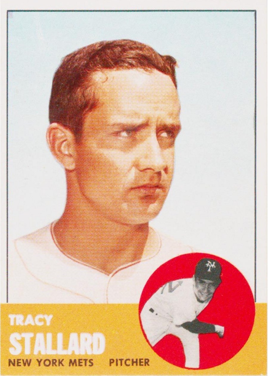 1963 Topps #419 Tracy Stallard, New York Mets