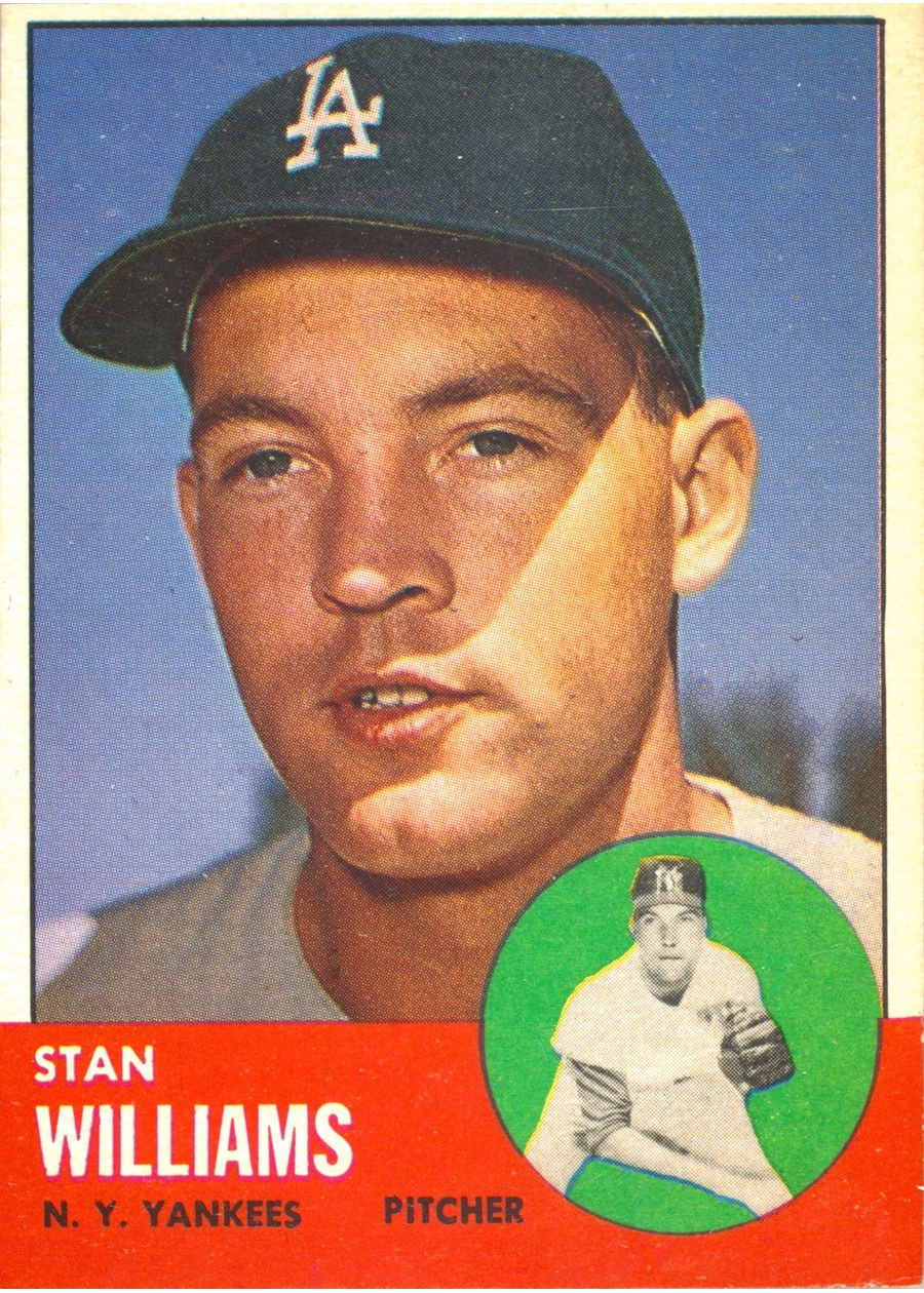 1963 Topps #42 Stan Williams, New York Yankees