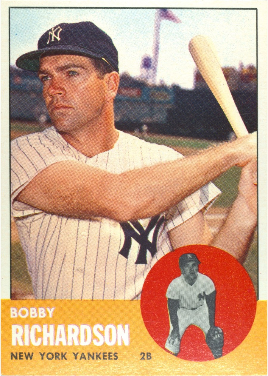 1963 Topps #420 Bobby Richardson, New York Yankees