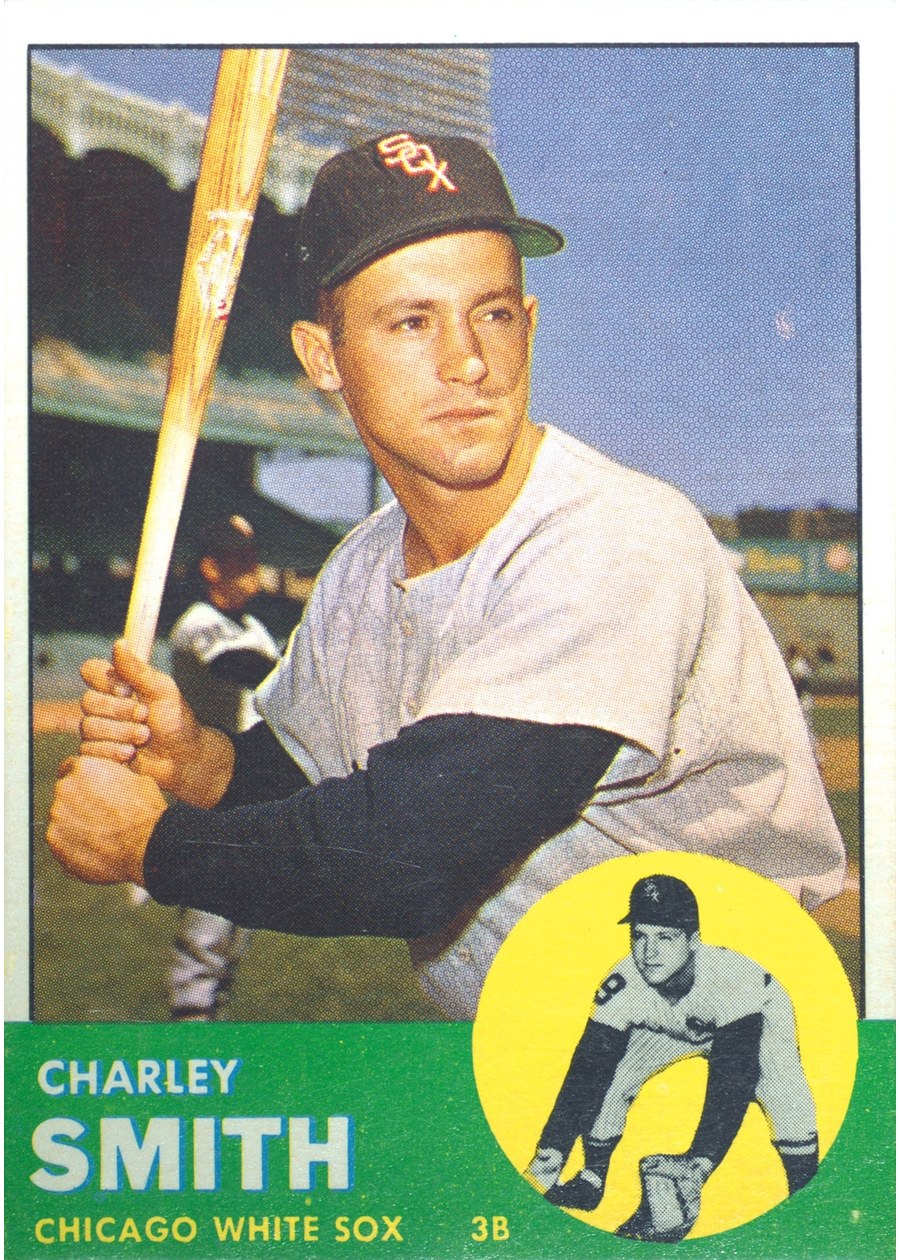 1963 Topps #424 Charley Smith, Chicago White Sox