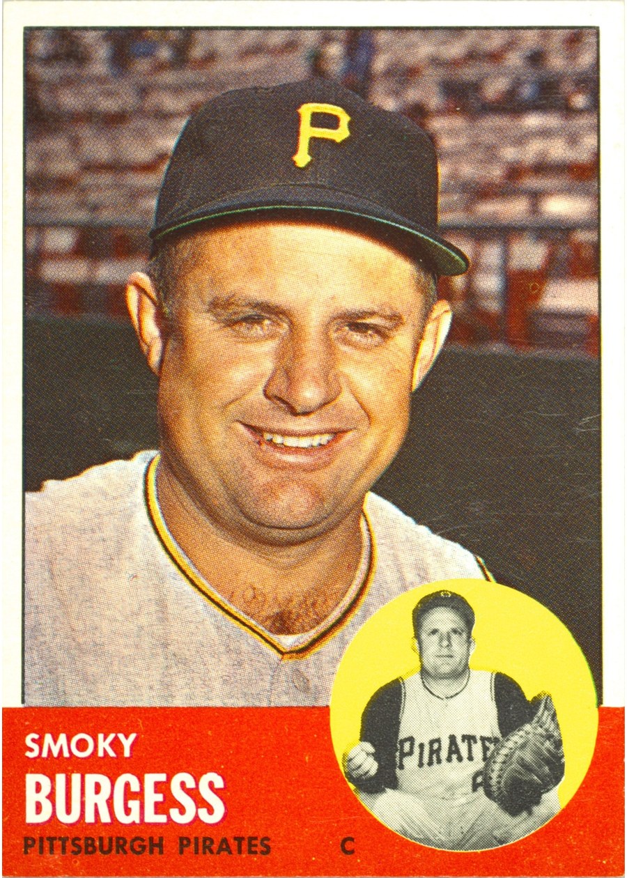 1963 Topps #425 Smoky Burgess, Pittsburgh Pirates