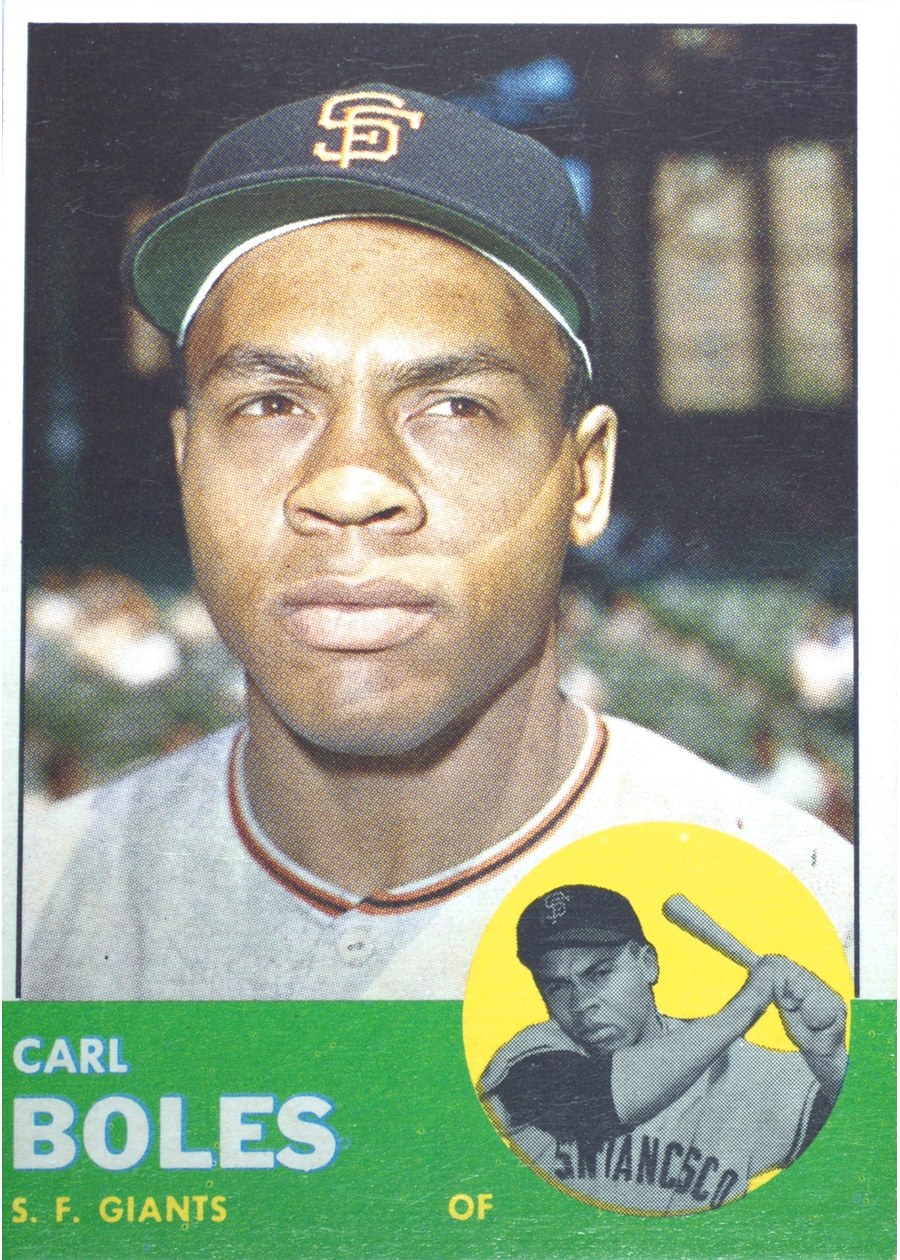 1963 Topps #428 Carl Boles, San Francisco Giants