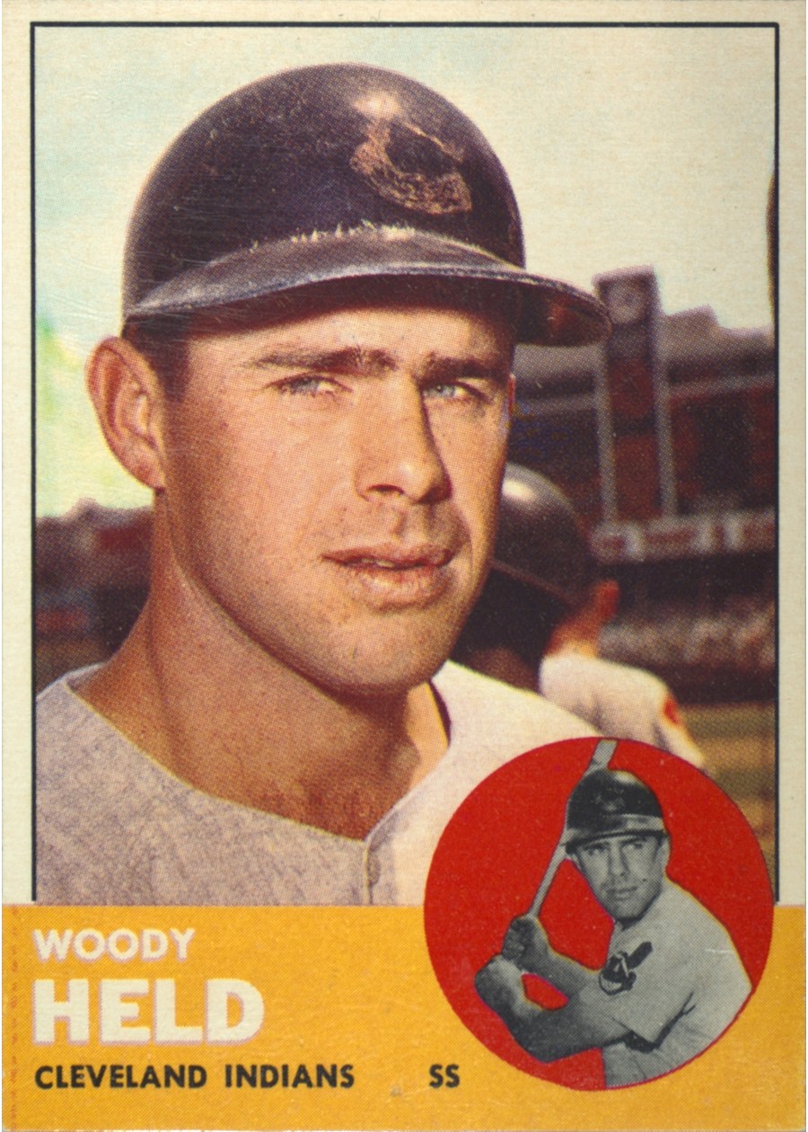 1963 Topps #435 Woody Held, Cleveland Indians