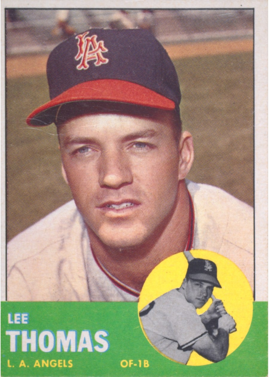 1963 Topps #441 Lee Thomas, Los Angeles Angels