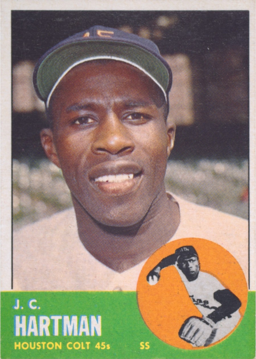1963 Topps #442 J.C. Hartman, Houston Colt .45's