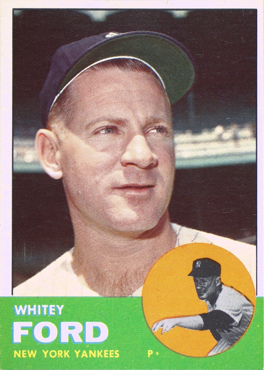 1963 Topps #446 Whitey Ford, New York Yankees