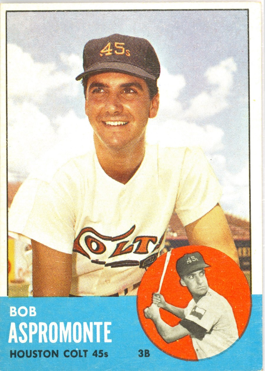 1963 Topps #45 Bob Aspromonte, Houston Colt .45's